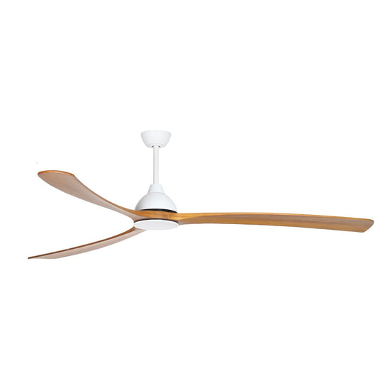 Sanctuary 70" DC Ceiling Fan White & Teak