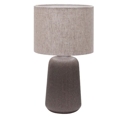 Serena Ceramic Table Lamp Grey