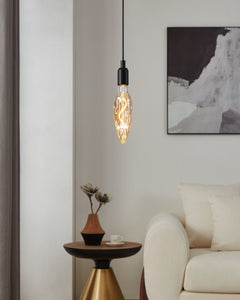 Small Amber LED Flame Globe 4w E27