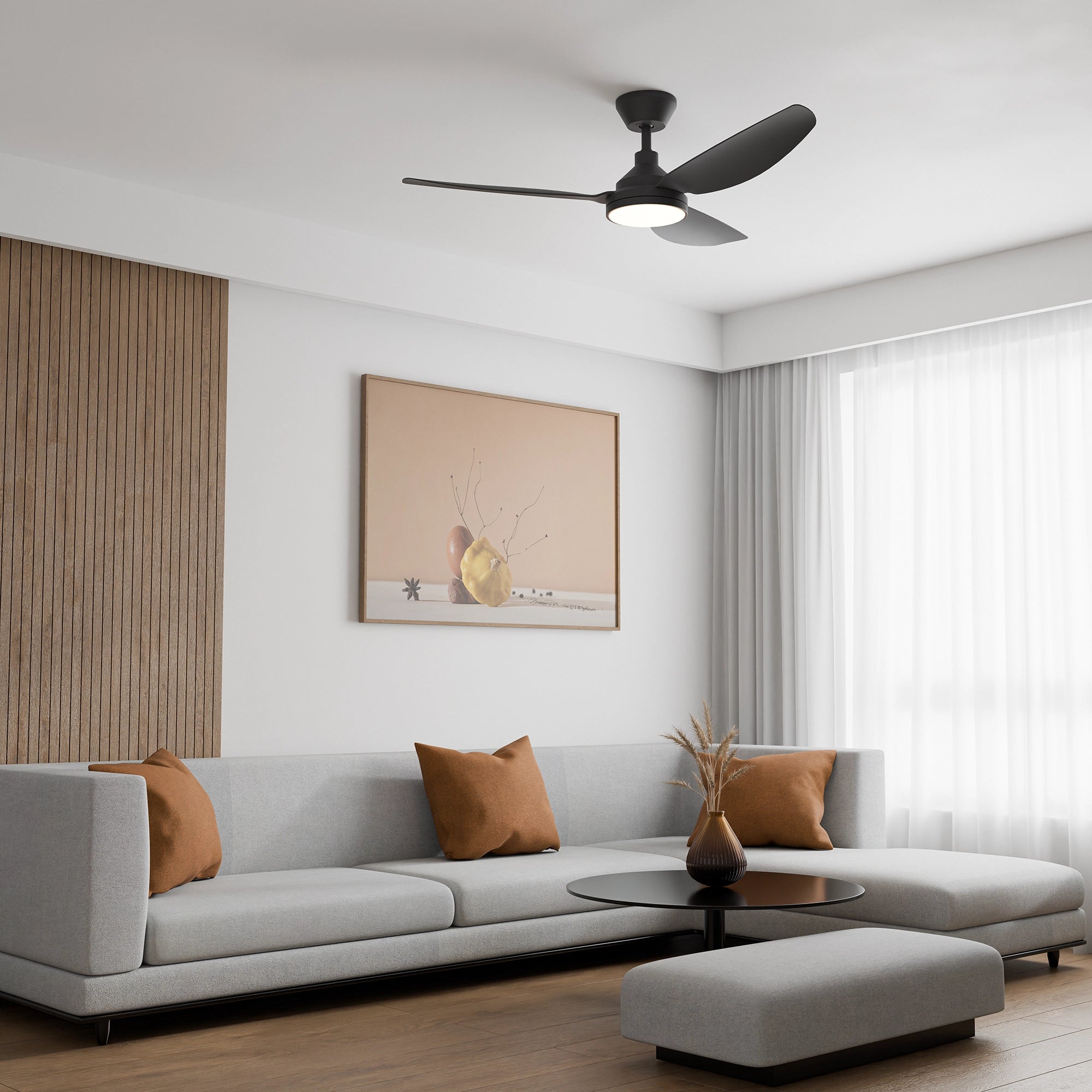 Clayfield 48" Smart DC Ceiling Fan with Remote Control