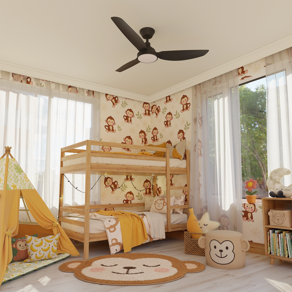 Clayfield 48" Smart DC Ceiling Fan with Remote Control