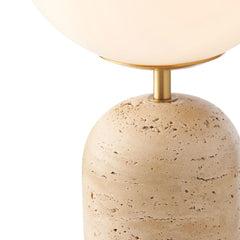 Soren Travertine Desk Lamp