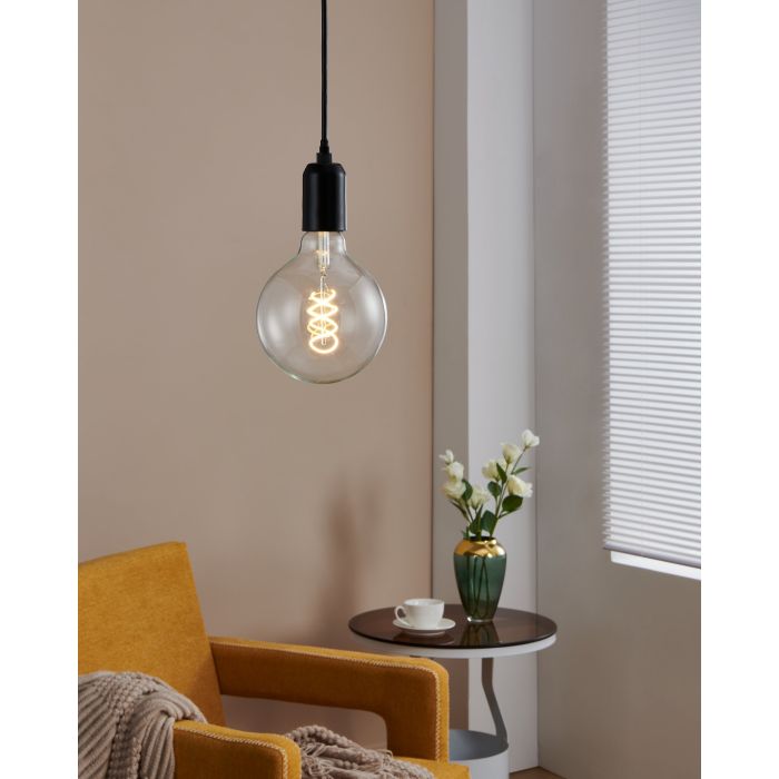 LED Spiral G125 7W E27 Warm White Globe