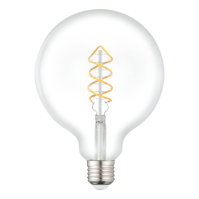 LED Spiral G125 7W E27 Warm White Globe
