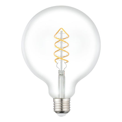 LED Spiral G125 7W E27 Warm White Globe