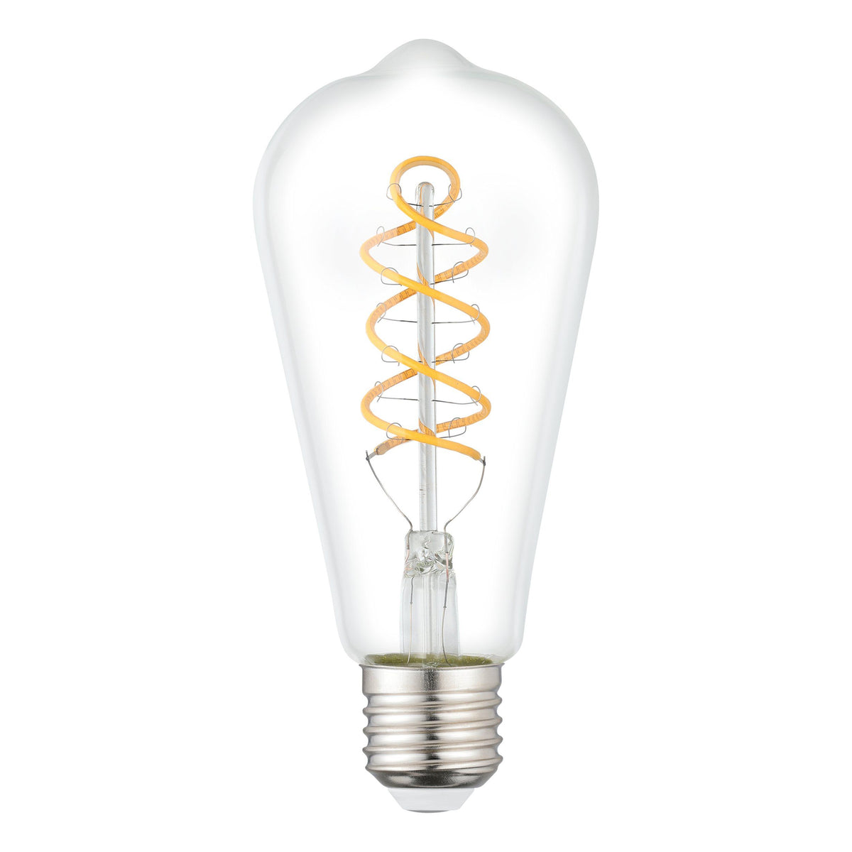 LED Spiral ST64 7W E27 Warm White Globe