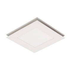 Flow 240 Exhaust Fan Square with LED Light White