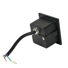 Stan 3w LED Step Light Black 3000k 240V