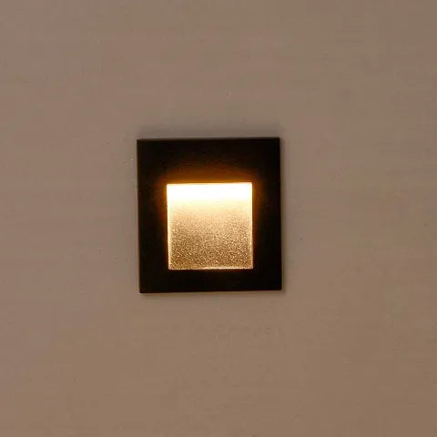 Stan 3w LED Step Light Black 3000k 240V