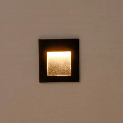 Stan 3w LED Step Light Black 3000k 240V
