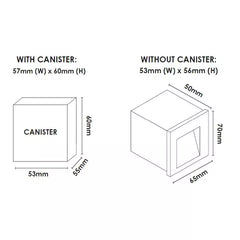 Stan 3w LED Step Light White 3000k 240V
