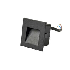 Stan 3w LED Step Light Black 3000k 240V