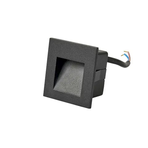 Stan 3w LED Step Light Black 3000k 240V