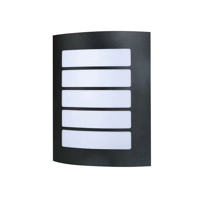 Stark Exterior LED Wall Light Black