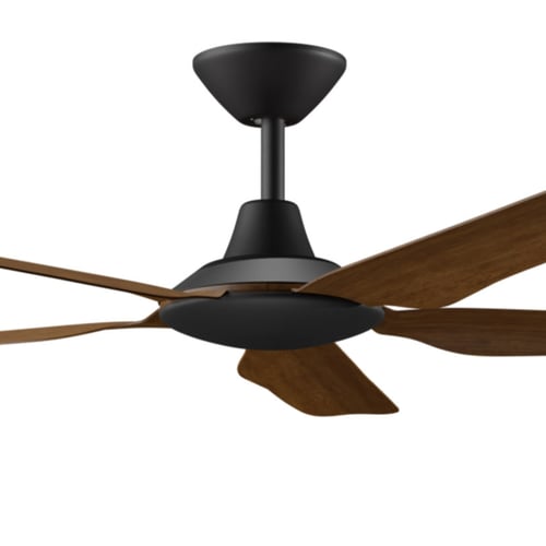 Storm 56" DC Ceiling Fan Black & Koa