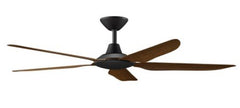 Storm 48" DC Ceiling Fan Black & Koa