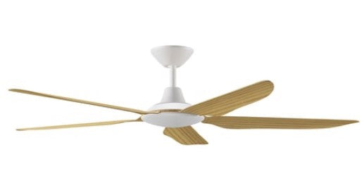 Storm 42" DC Ceiling Fan White & Bamboo