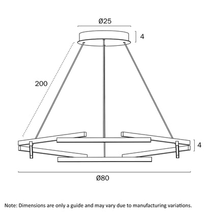 Tarson 1 Tier LED Pendant