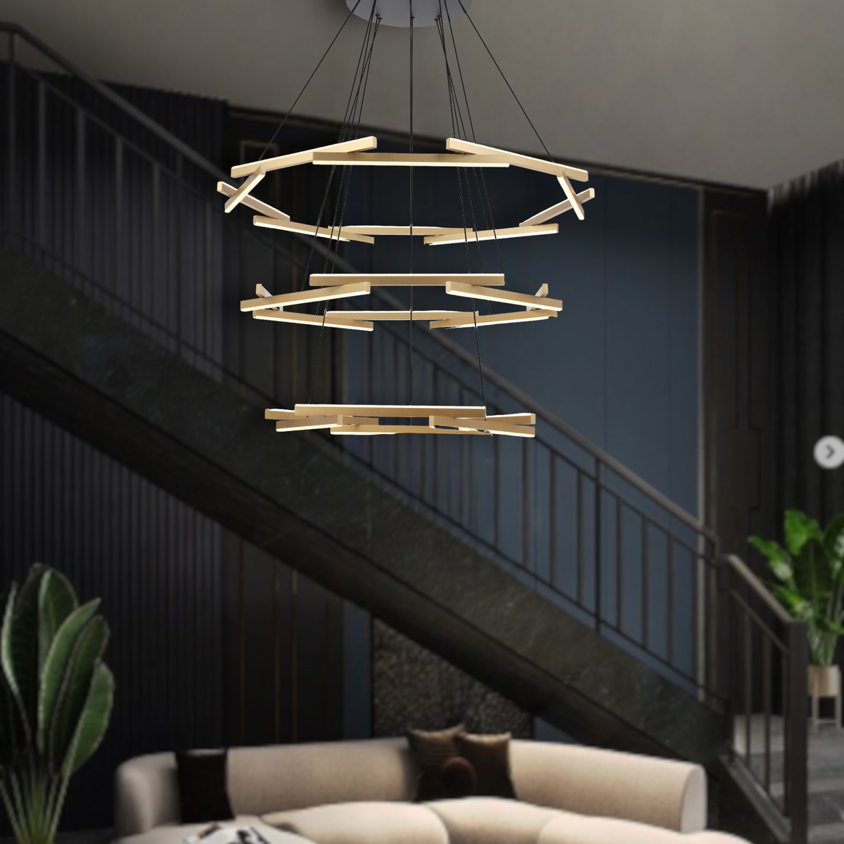 Tarson 3 Tier LED Pendant