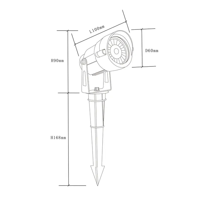 Thorn 6w LED Garden Spike Light