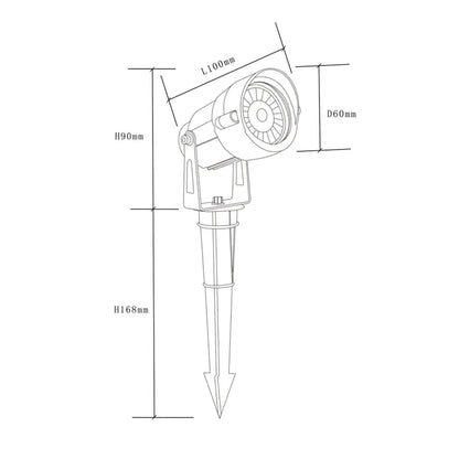 Thorn 12w LED Garden Spike Light