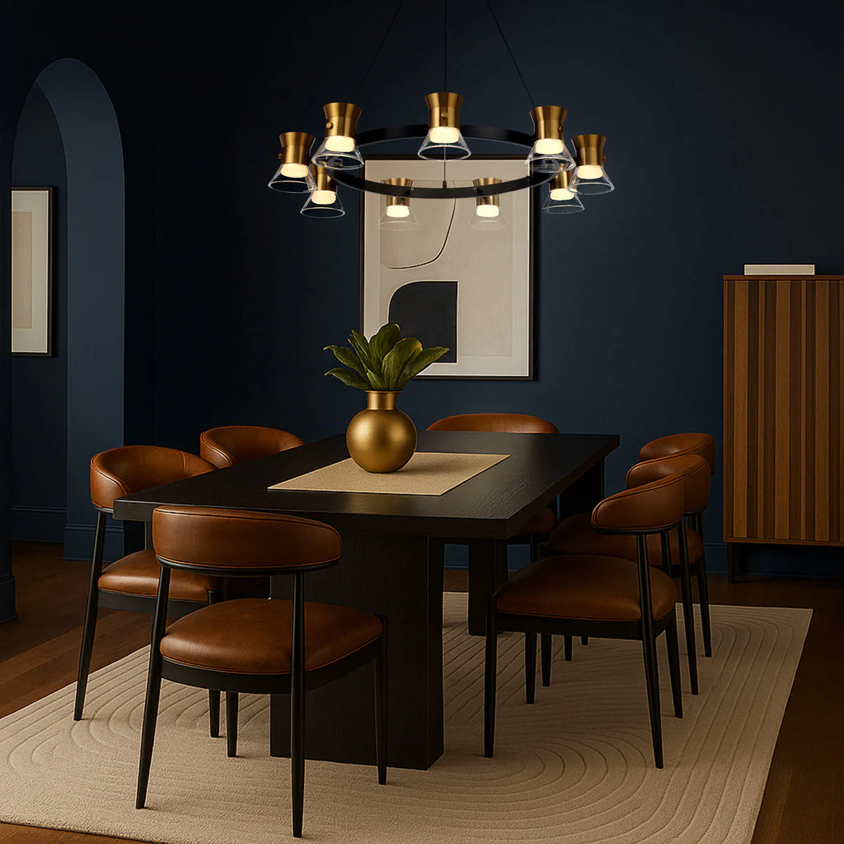Tipico 9LT Round LED Pendant