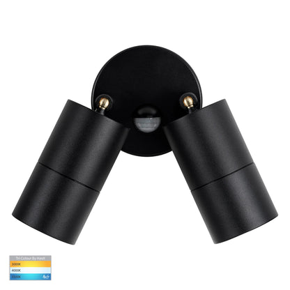 Tivah Double Adjustable Wall Light with Sensor 240v