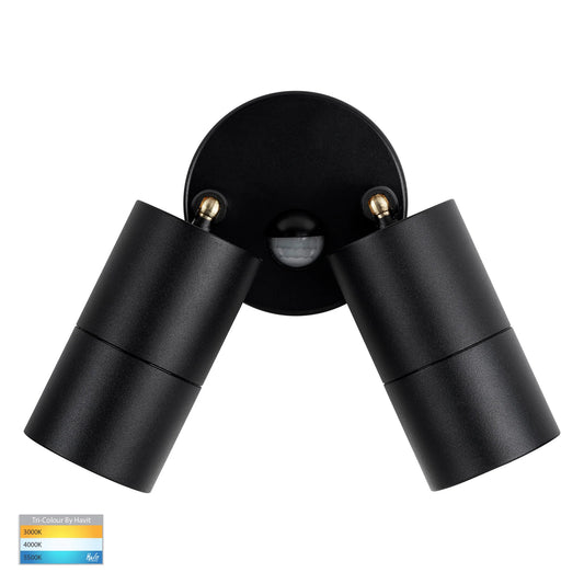 Tivah Double Adjustable Wall Light with Sensor 240v