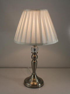 Victorian Touch Table Lamp Satin Chrome