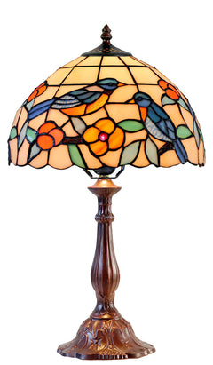 Tori Bluebird Leadlight Table Lamp