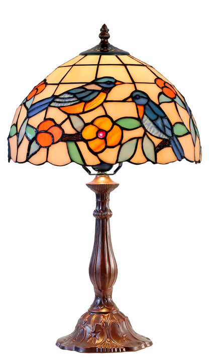 Tori Bluebird Leadlight Table Lamp