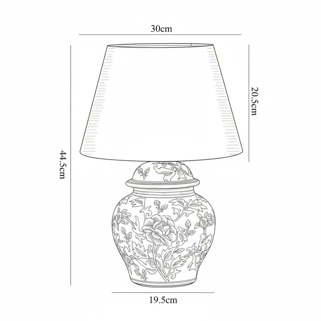 Tove Celadon Ceramic Table Lamp