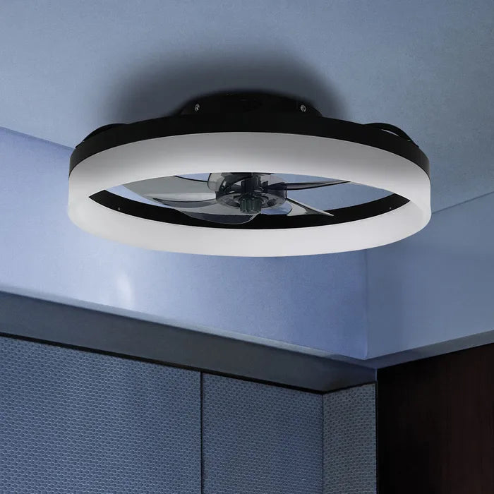 Tron 18" DC LED Light Fan Black