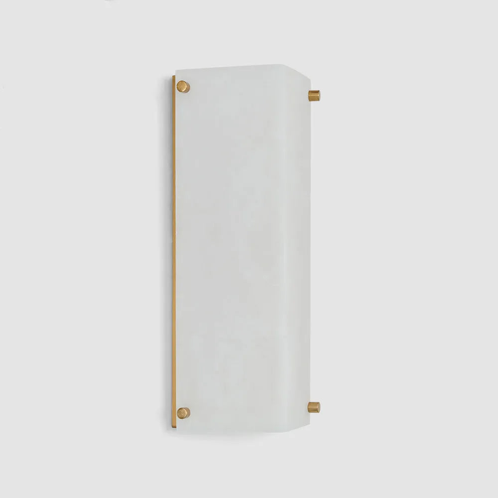 Tubular Alabaster Wall Light