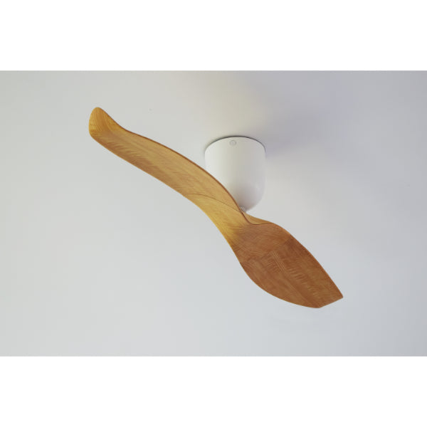 Aeratron AE2+ 50" DC Ceiling Fan White with Light Woodgrain