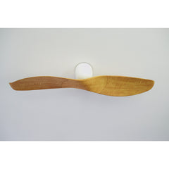 Aeratron AE2+ 50" DC Ceiling Fan White with Light Woodgrain