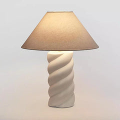 Twist Column Table Lamp