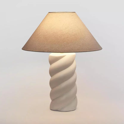 Twist Column Table Lamp