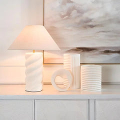 Twist Column Table Lamp