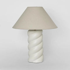 Twist Column Table Lamp