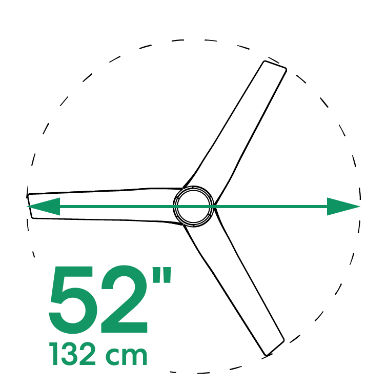 Flow 52" DC Ceiling Fan