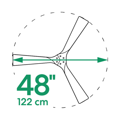 Gaia 48" DC Ceiling Fan Natural