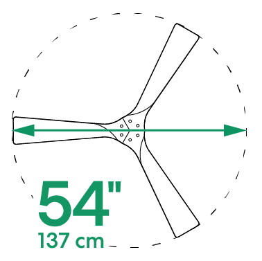 Gaia 54" DC Ceiling Fan Natural