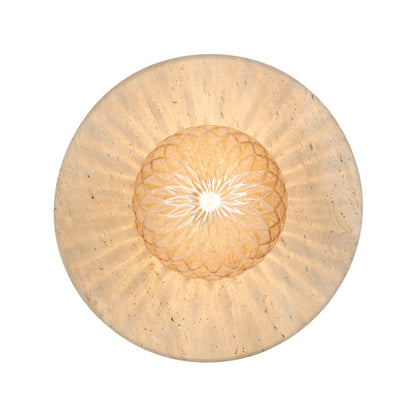 Varon Beige Travertine Wall Light