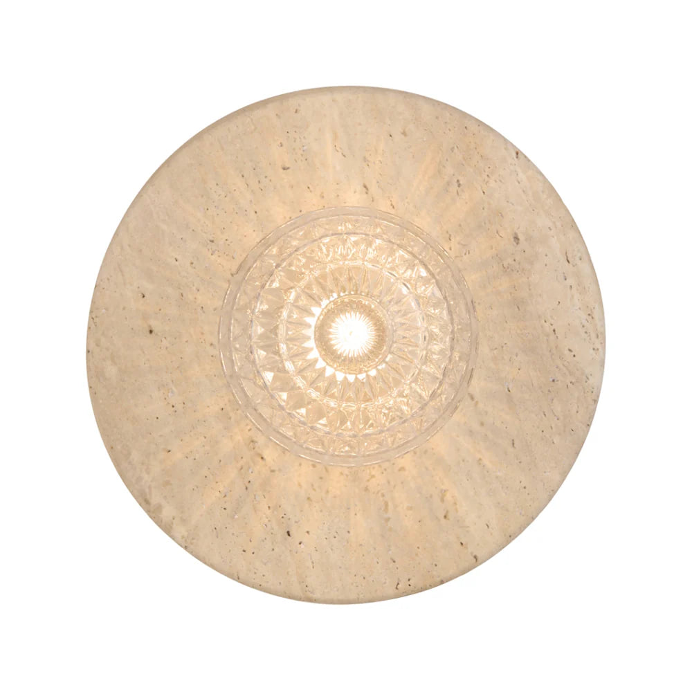Varon Beige Travertine Wall Light