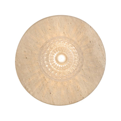 Varon Beige Travertine Wall Light