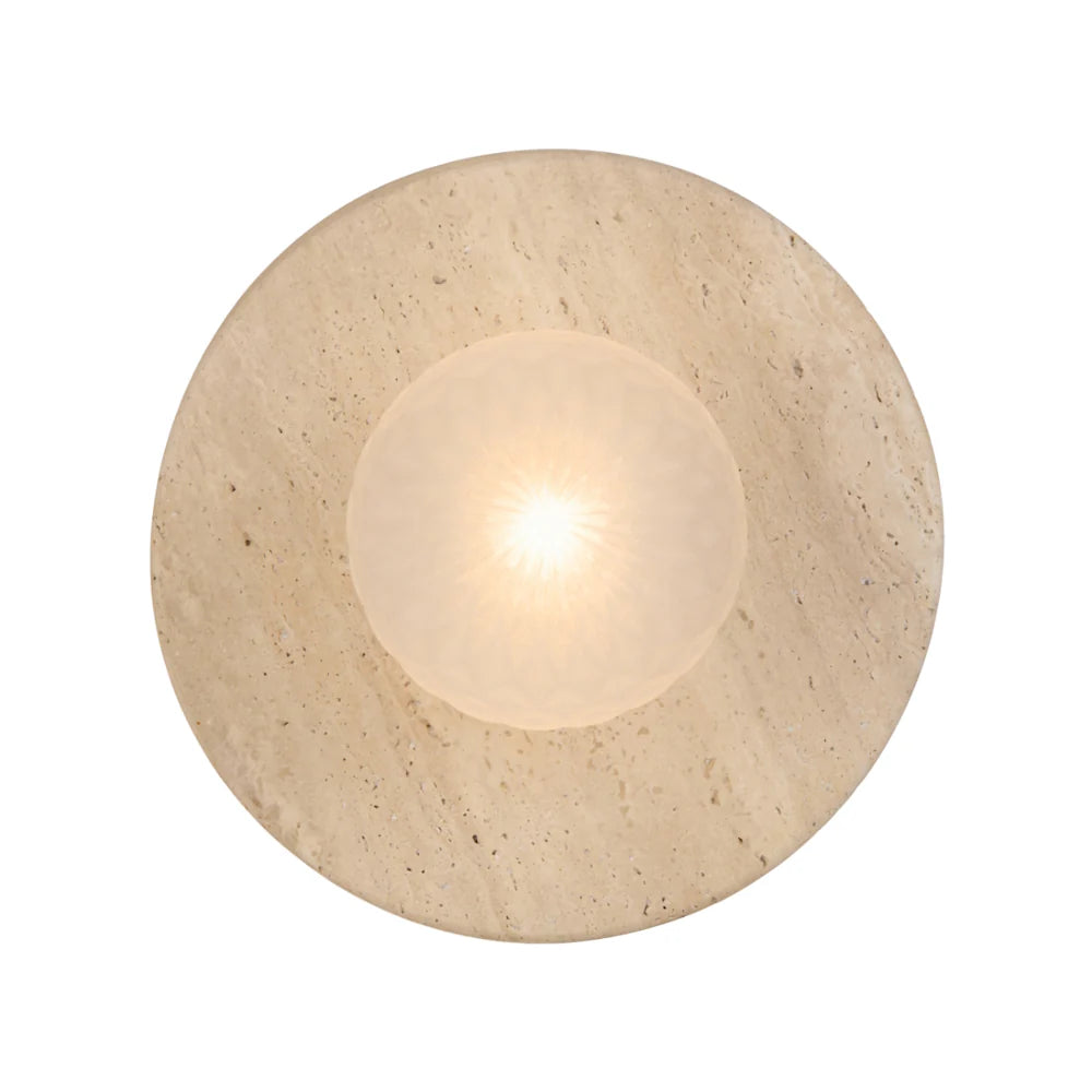 Varon Beige Travertine Wall Light