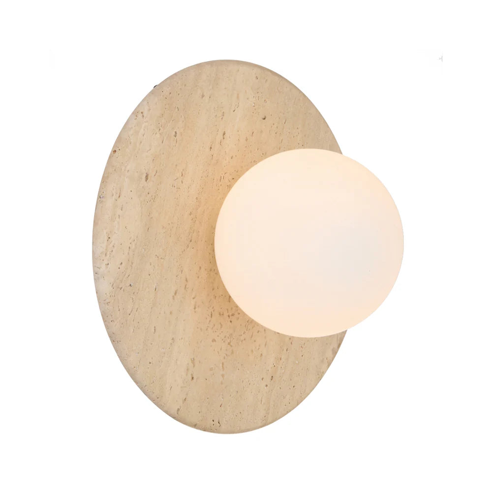 Varon Beige Travertine Wall Light