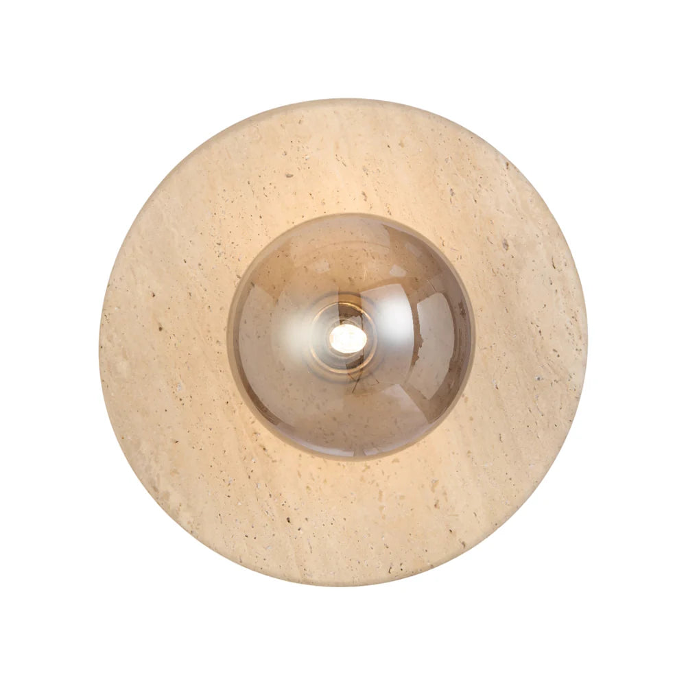 Varon Beige Travertine Wall Light