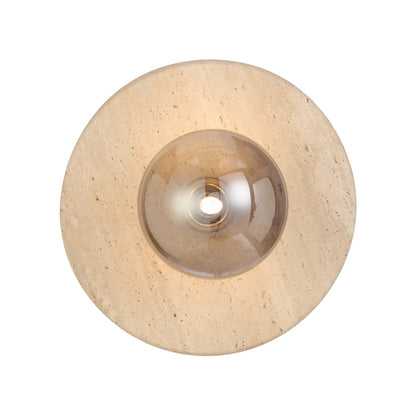Varon Beige Travertine Wall Light